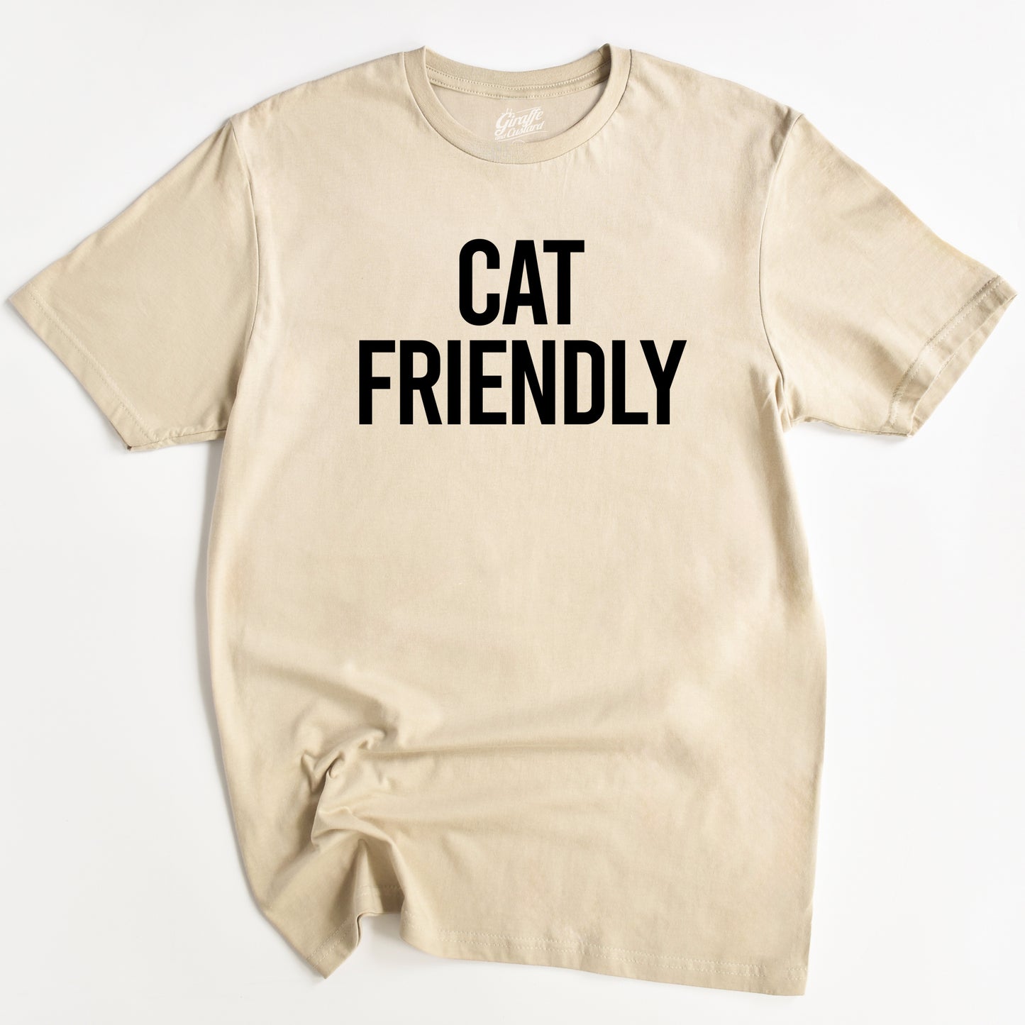 Cat Friendly Cat T-Shirt - Funny Slogan T-Shirt - Cat Lover