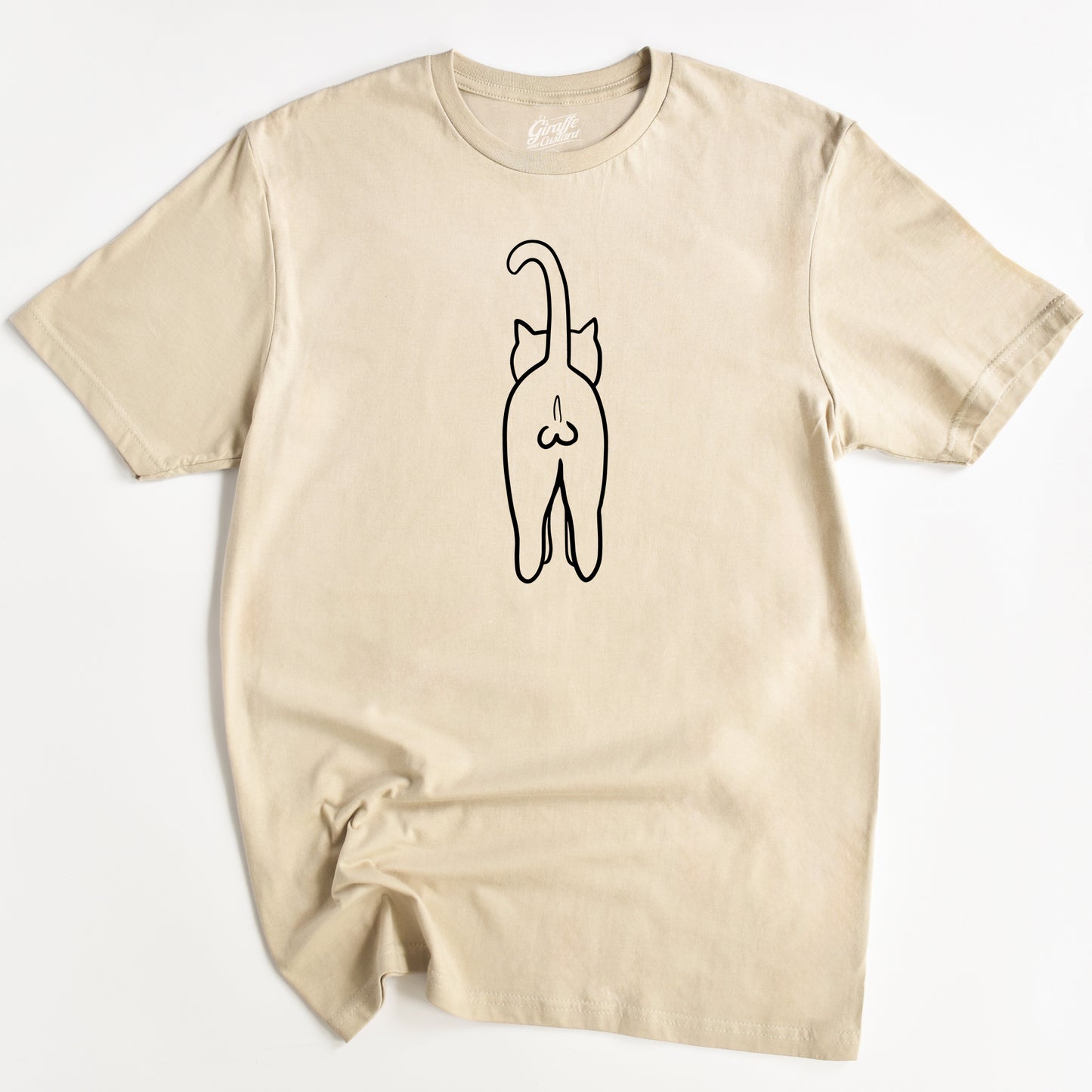 Cat Bum T-Shirt - Funny Slogan T-Shirt - Cat Lover