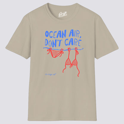 Wight Life T-Shirt - Ocean Air Don't Care - Unisex Isle of Wight Tee