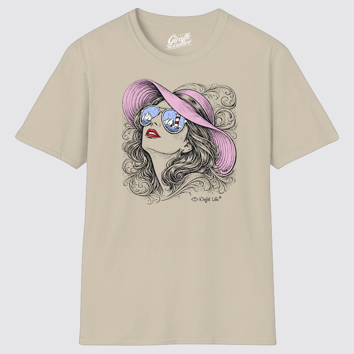 Wight Life T-Shirt - A Day at The Needles- Unisex Isle of Wight Tee