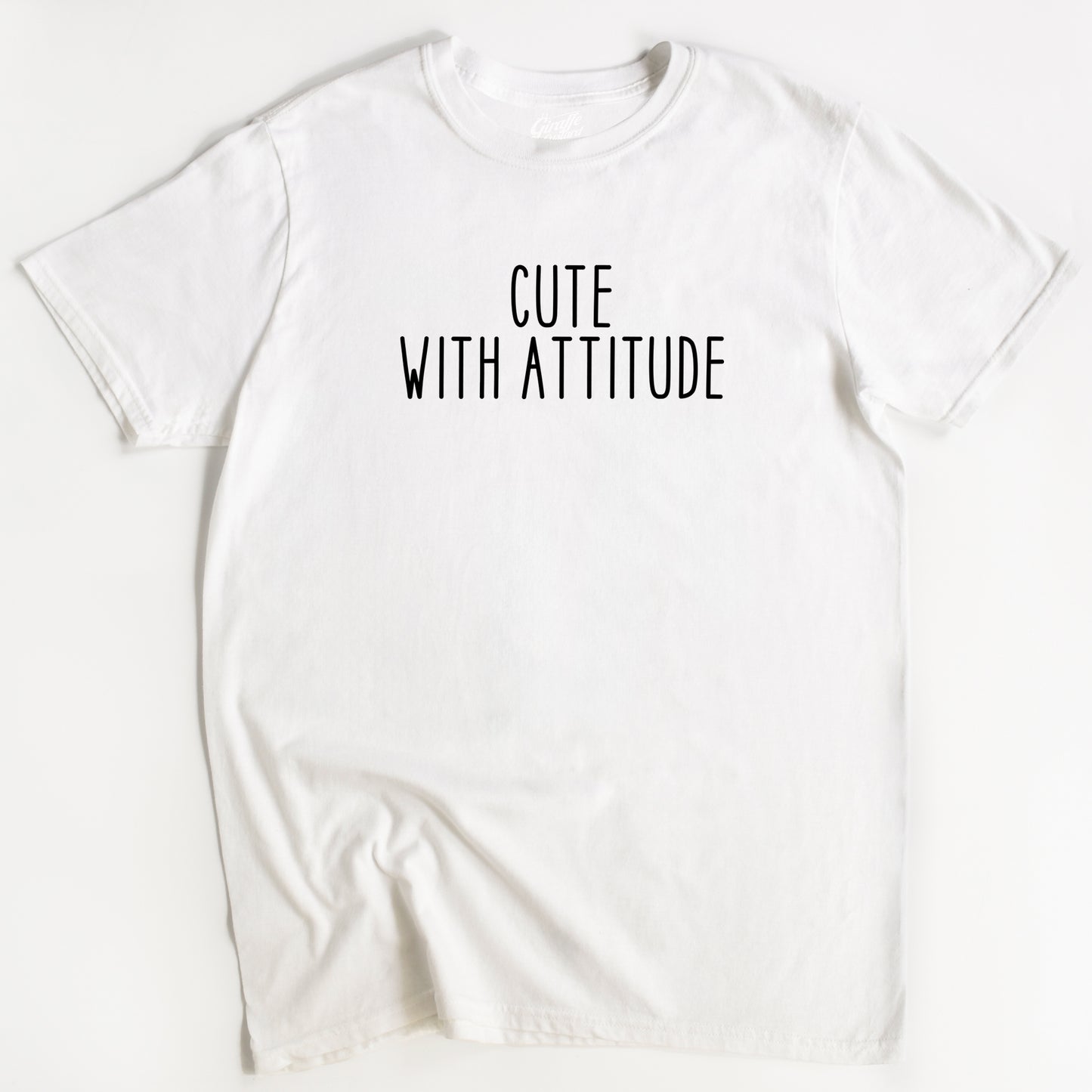 Cute with Attitude T-Shirt - Funny Slogan T-Shirt - Women's Positivity Tee