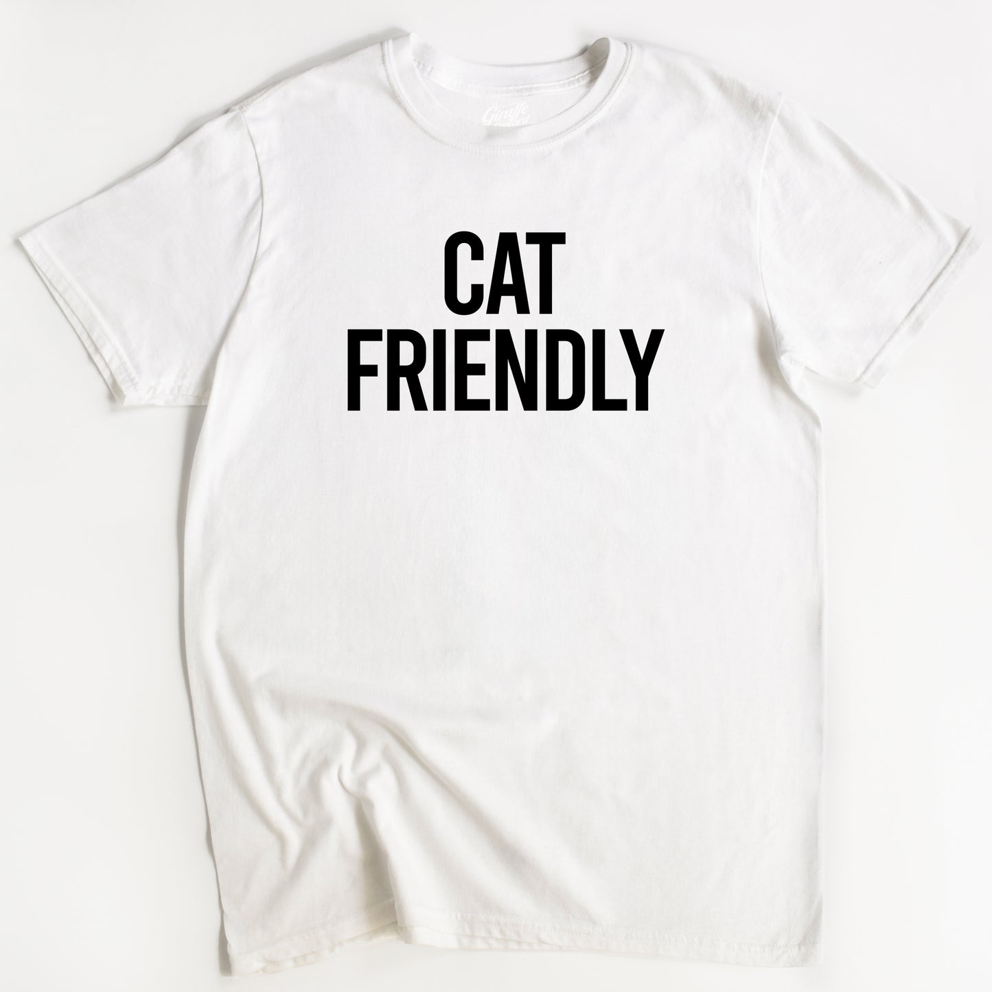Cat Friendly Cat T-Shirt - Funny Slogan T-Shirt - Cat Lover