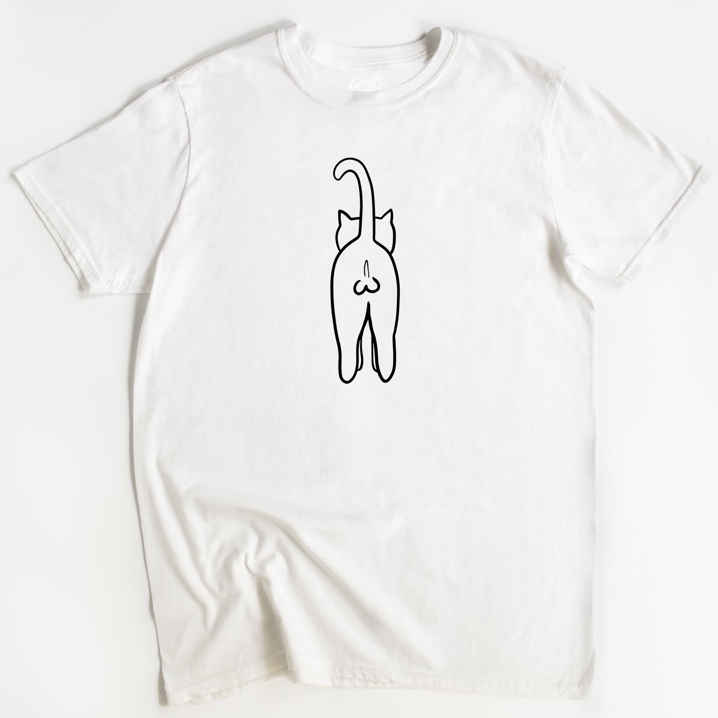 Cat Bum T-Shirt - Funny Slogan T-Shirt - Cat Lover