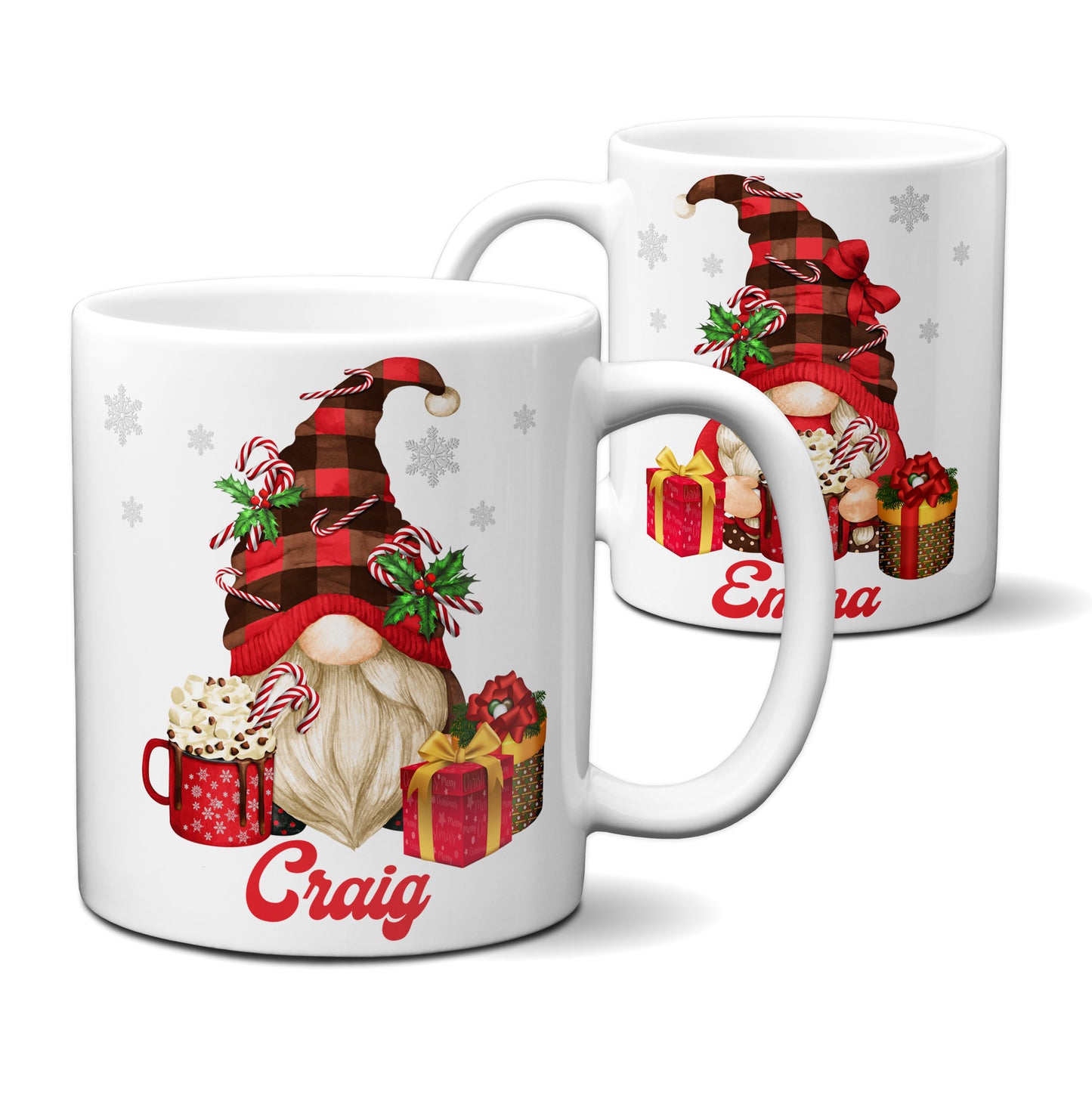 Personalised Christmas Gonk Gnome Mug Gift