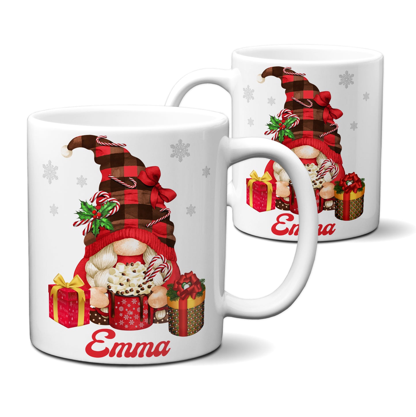 Personalised Christmas Gonk Gnome Mug Gift