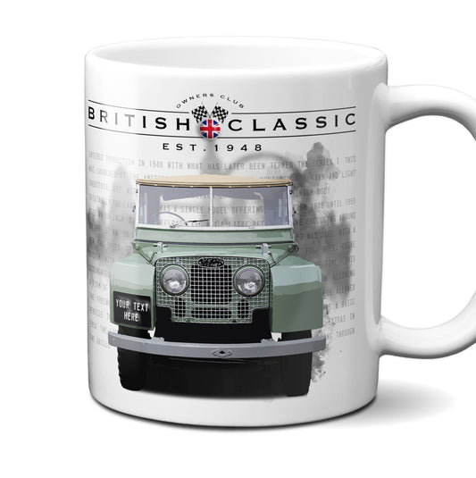 Personalised Land Rover Series 1 Mug Gift