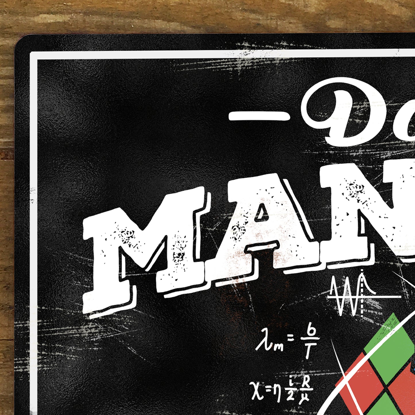 Personalised Man Cave Rubik's Metal Sign 200mm x 305mm