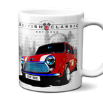 Personalised Mini Cooper Mug Gift British Classic