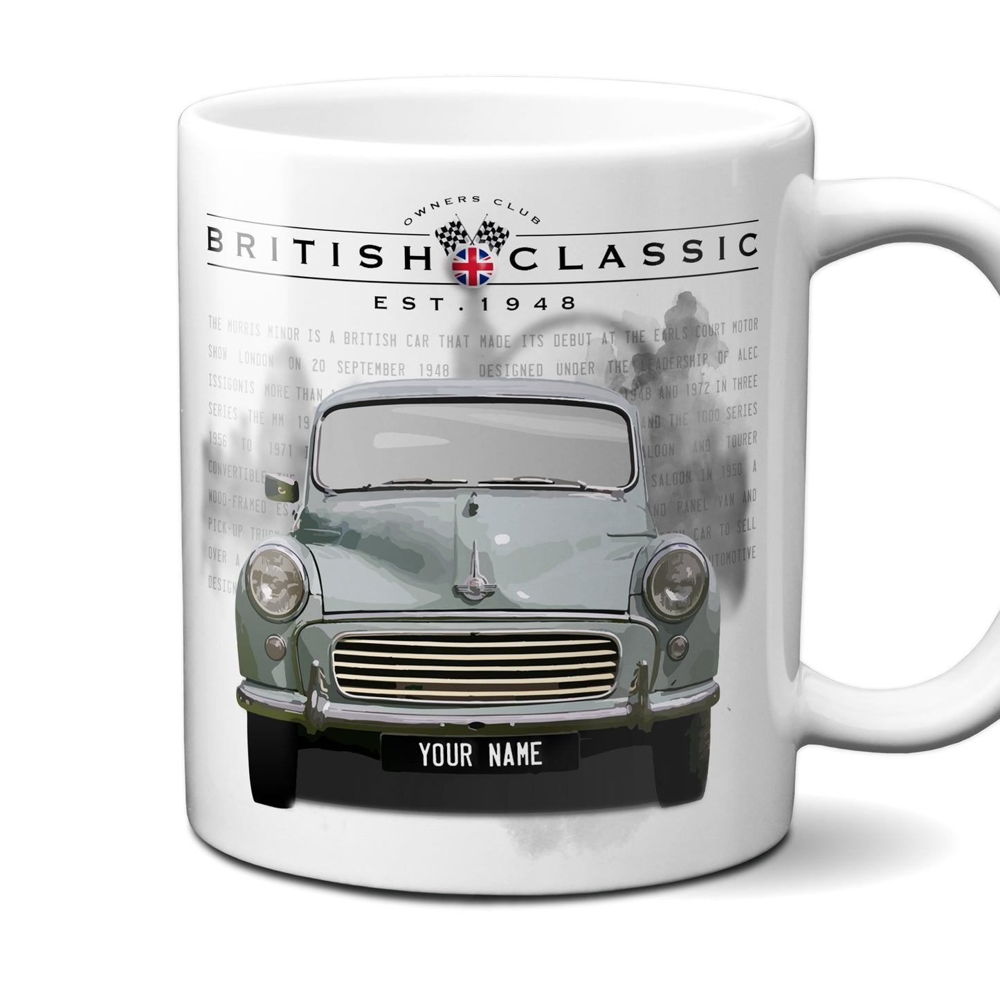 Personalised Morris Minor 1000 Mug Gift