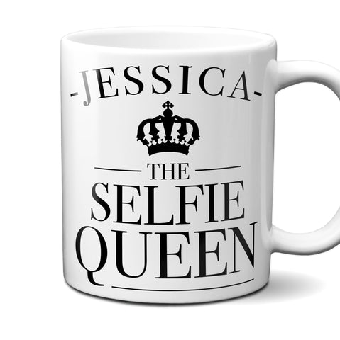 Personalised Selfie Queen Mug Gift