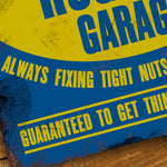 Personalised Garage Lubricant Oil Metal Door Wall Sign Vintage 200x305mm
