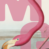 flamingo prints vintage|giraffeandcustard.com/