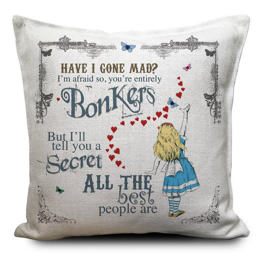 Alice in Wonderland Cushion Cover