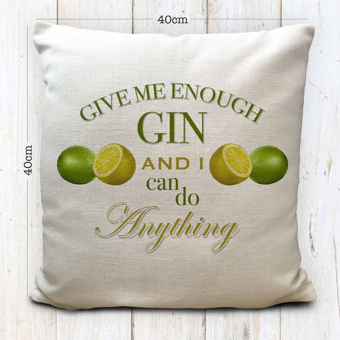 Gin and Tonic Lover Cushion Cover 16"