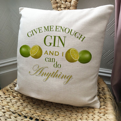 Gin and Tonic Lover Cushion Cover 16"