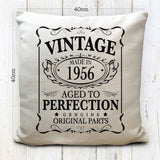 Personalised Birthday Fathers Day Whisky Label Cushion Cover
