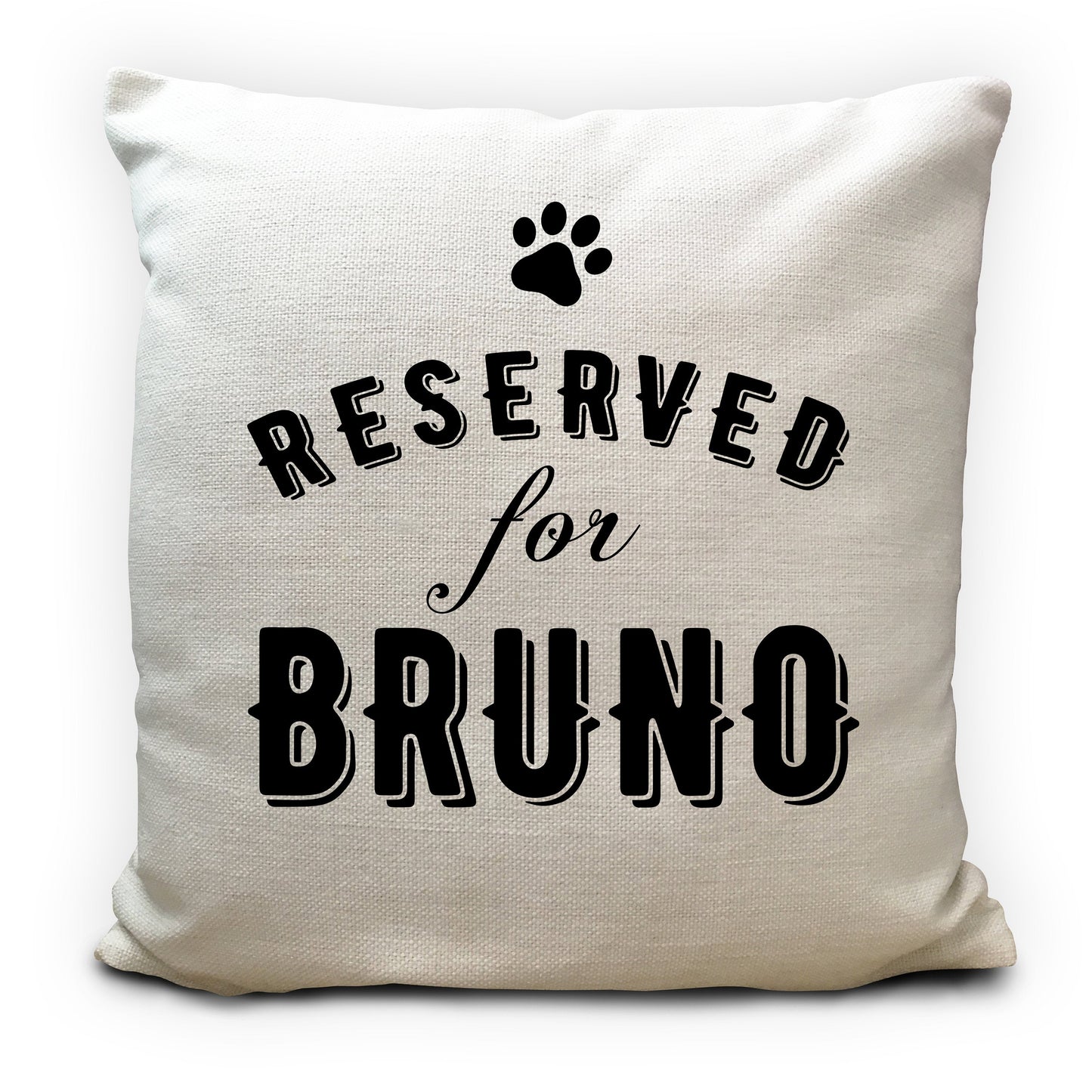 Personalised Pet Name Dog Bed Cushion Cover 40cm 16"