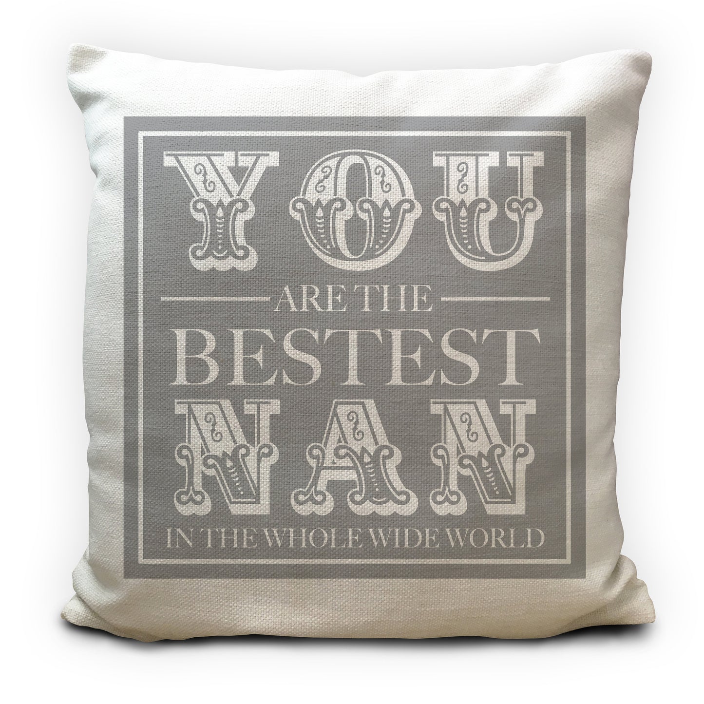Mothers Day Best Nan Vintage style Cushion Cover