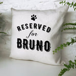 Personalised Pet Name Dog Bed Cushion Cover 40cm 16"