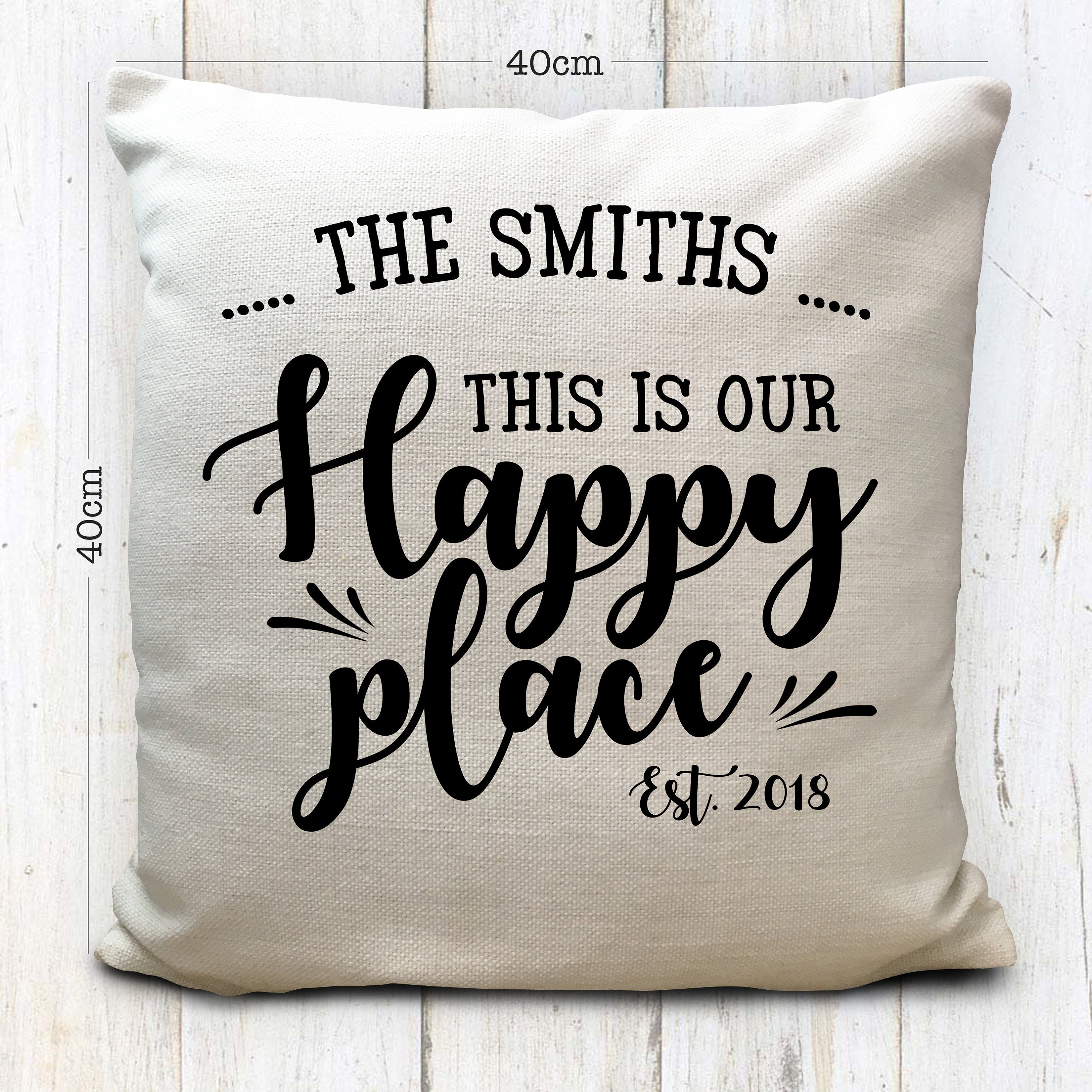 Happy on sale place cushion